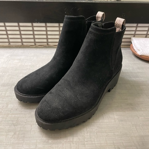 Suade black booties (target) - Picture 2 of 3